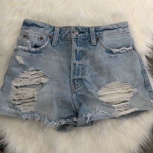 High waisted shorts